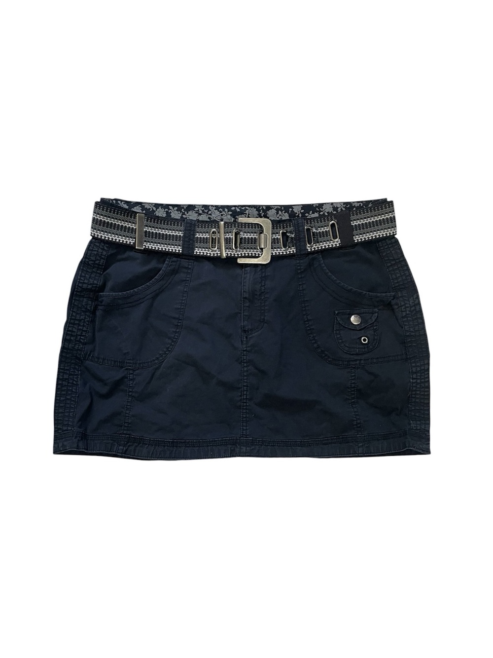 Suko Black Cargo Skirt